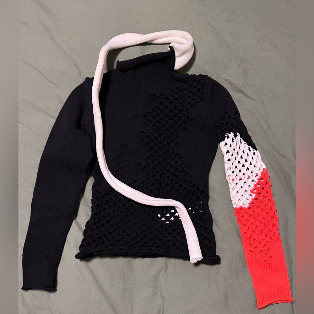 *RARE* Marni Mockneck Crochet sweater - size xs